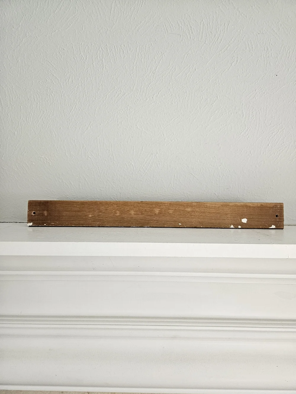 Vintage MCM Wood And Brass Belt/Tie Wall Mounted Rack Holder - Picture 4 of 6